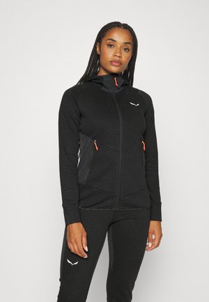 LAVAREDO HOODED - Felpa con zip - black out