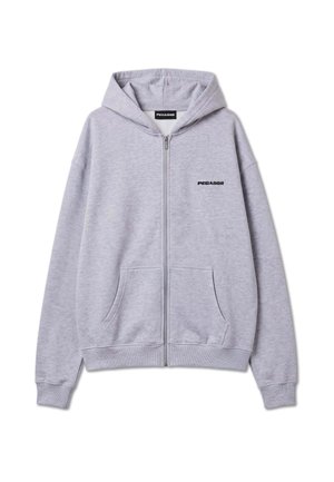 Pegador, LOGO OVERSIZED SWEAT JACKET - Sweatjacke - grey melange