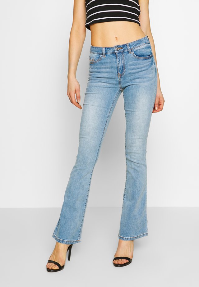 VIEKKO - Flared Jeans - light blue denim