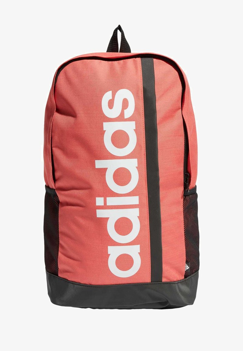 adidas Performance ESSENTIALS LINEAR - Ruksak - preloved scarlet black white