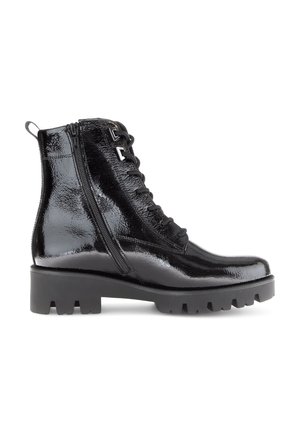 Gabor Bottines à lacets - schwarz flausch