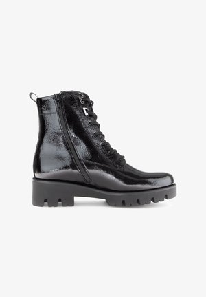 Gabor, Bottines à lacets - schwarz flausch