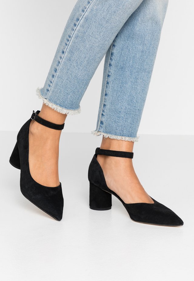 LEATHER CLASSIC HEELS - Escarpins - black