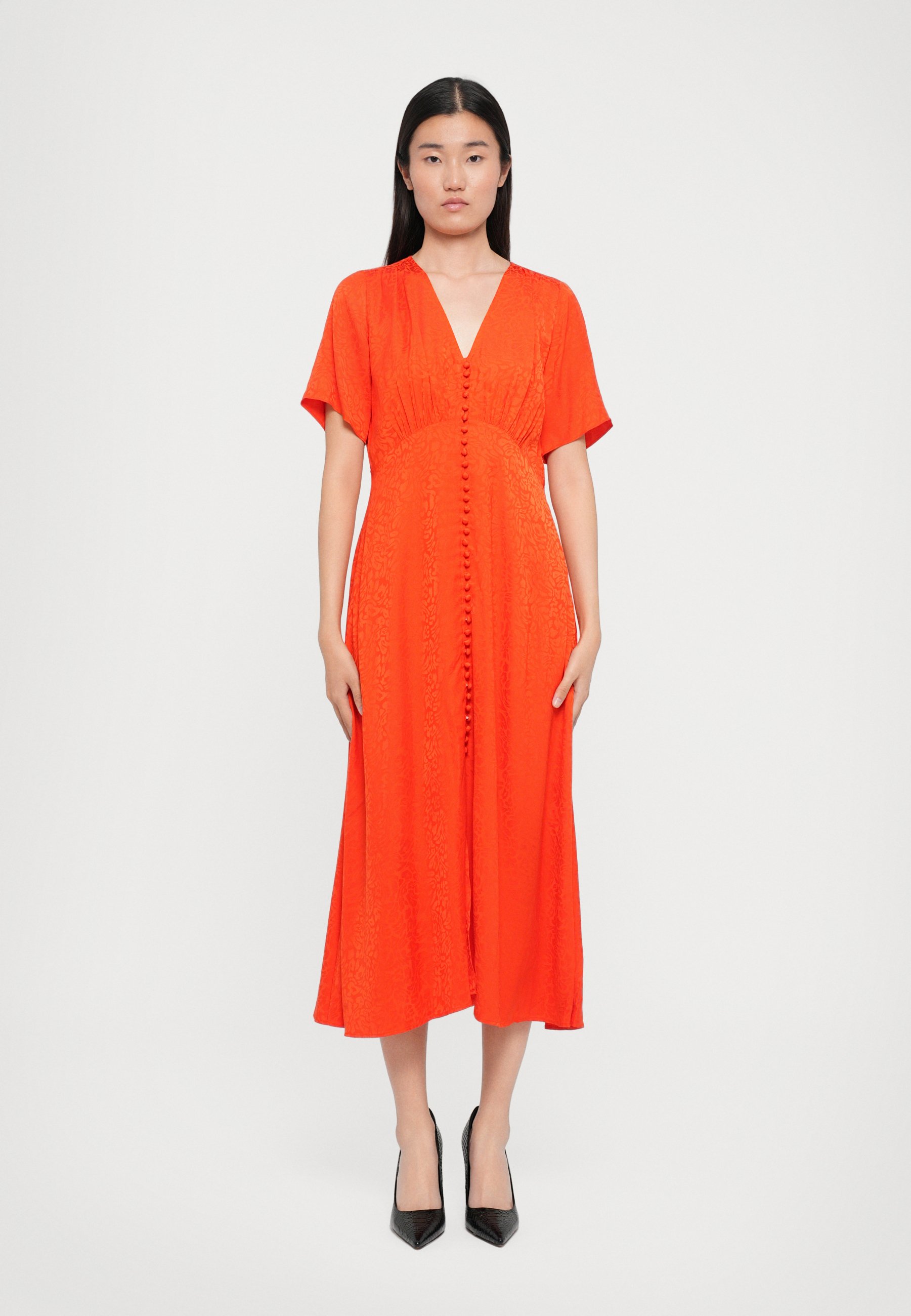 the kooples orange dress The Kooples ROBE - Day dress - orange red/orange