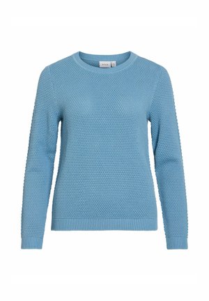 VILA, Knitted VIDALO Basic - Pullover - blue shadow