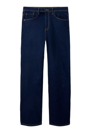 TWO SOON Sirgete säärtega teksad - dark blue denim