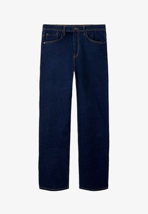 TWO SOON Ravne kavbojke - dark blue denim