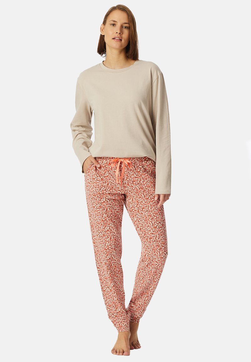 Schiesser Pigiama Donna Pantaloni Lunghi Con Polsini – Mix + Relax In Modal, Perfetti Per Il Comfort Domestico