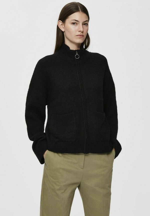 SLFSIA RAS ZIPPER  - Strickjacke