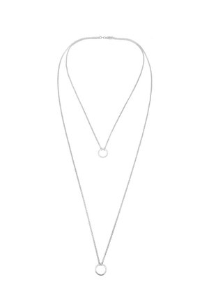 LAYER LOOK CIRCLE BASIC - Necklace - silber