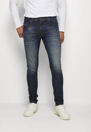 Jeans straight leg - dark-blue denim