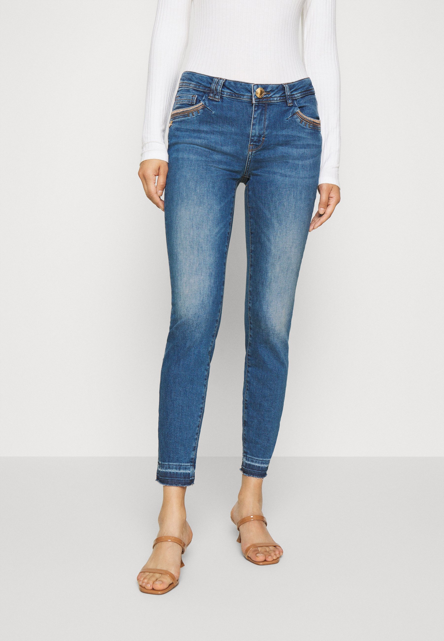 Mos Mosh SUMNER JEWEL Jeans Skinny Fit blue Zalando.no Mos Mosh BRADFORD WORKED - Jeans Skinny Fit - blue denim