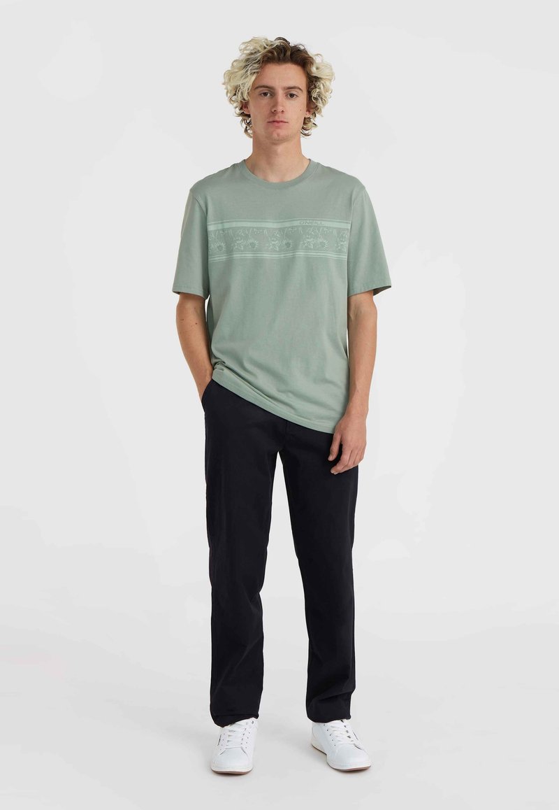 O’Neill T-shirt print lichtgroen