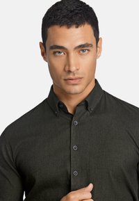 Lindbergh MOULINÉ STRETCH  - Camisa - lt army