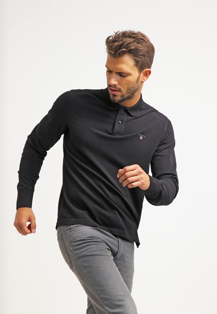 GANT ORIGINAL RUGGER - Poloshirt - black/zwart - Zalando.nl