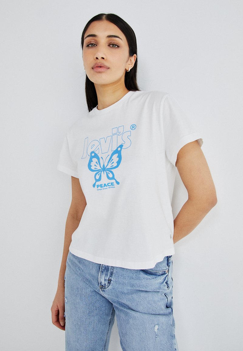 Levi's® Triko s potiskem - bright white