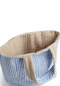 DEPECHE Velika torba - blue stripe