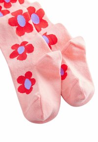 Next RICH FLOWER  - Punčocháče - pink