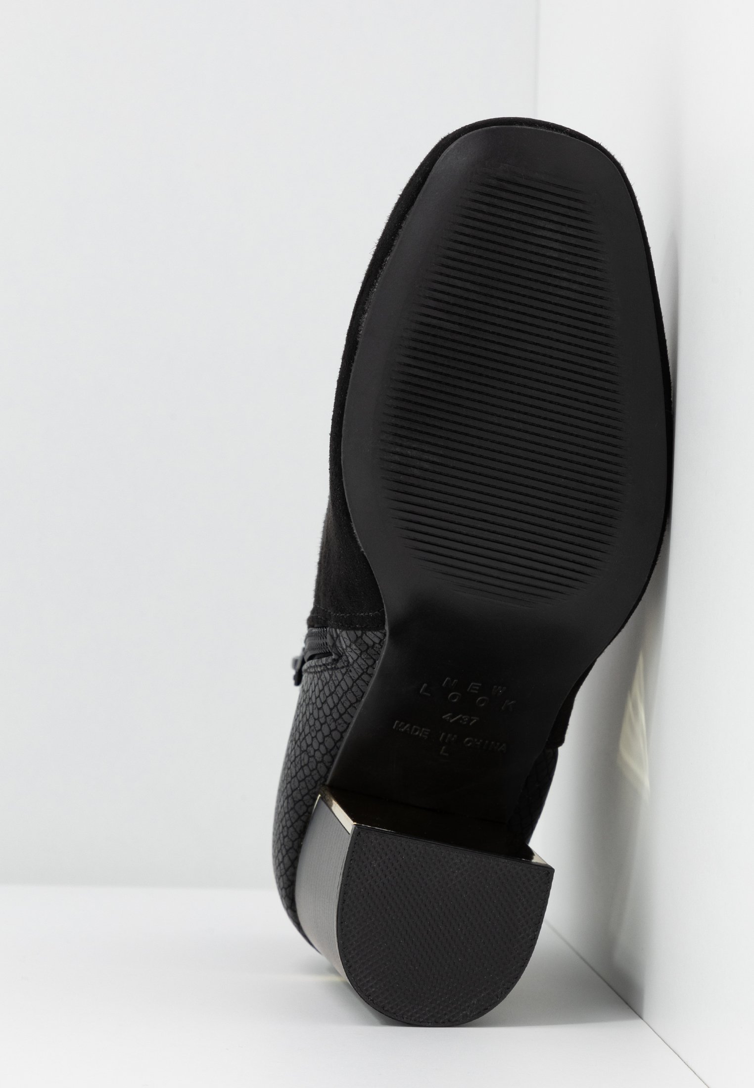New Look BANDIT Enkellaarsjes met hoge hak black New Look BANDIT Enkellaarsjes met hoge hak black