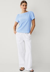 Ellos Collection MIT STRUKTUR - Blouse - blau