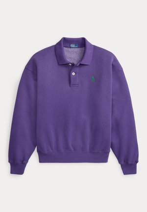 POLO-COLLAR PULLOVER - Sweatshirt - purple cactus