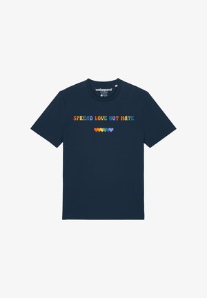 watapparel, T-Shirt print - french navy