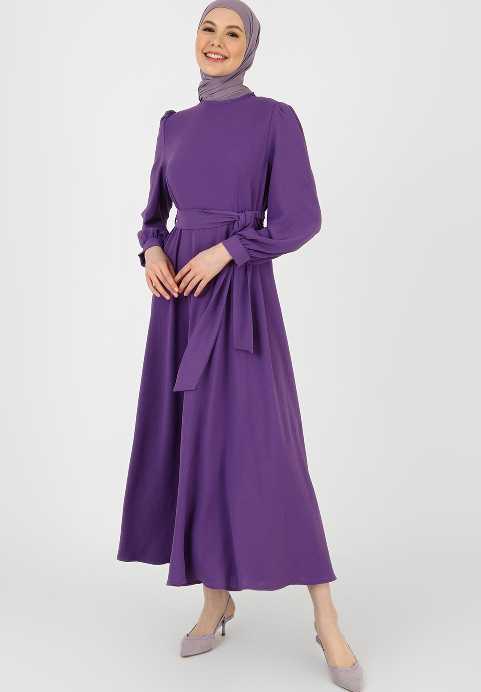 fitted lace wedding dress Nasira Maxi Dress - Deep Purple