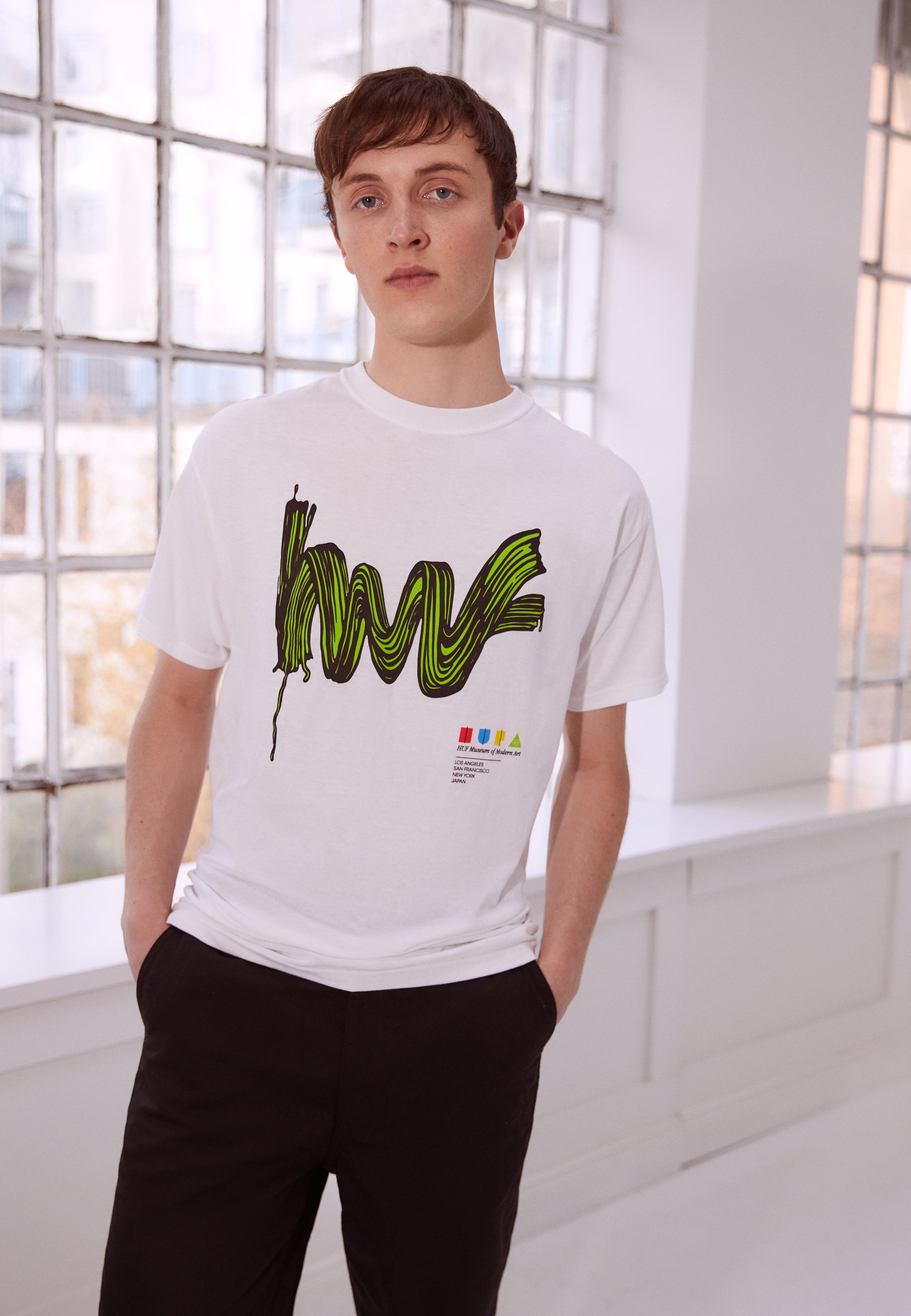 GENIUS TEE - T-shirt print - white 