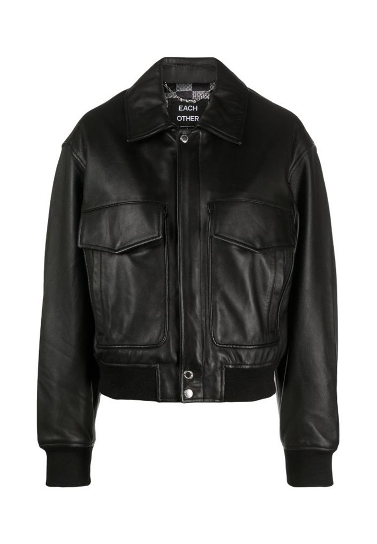 Each x Other Leren jas zwart Each x Other Leren jas zwart