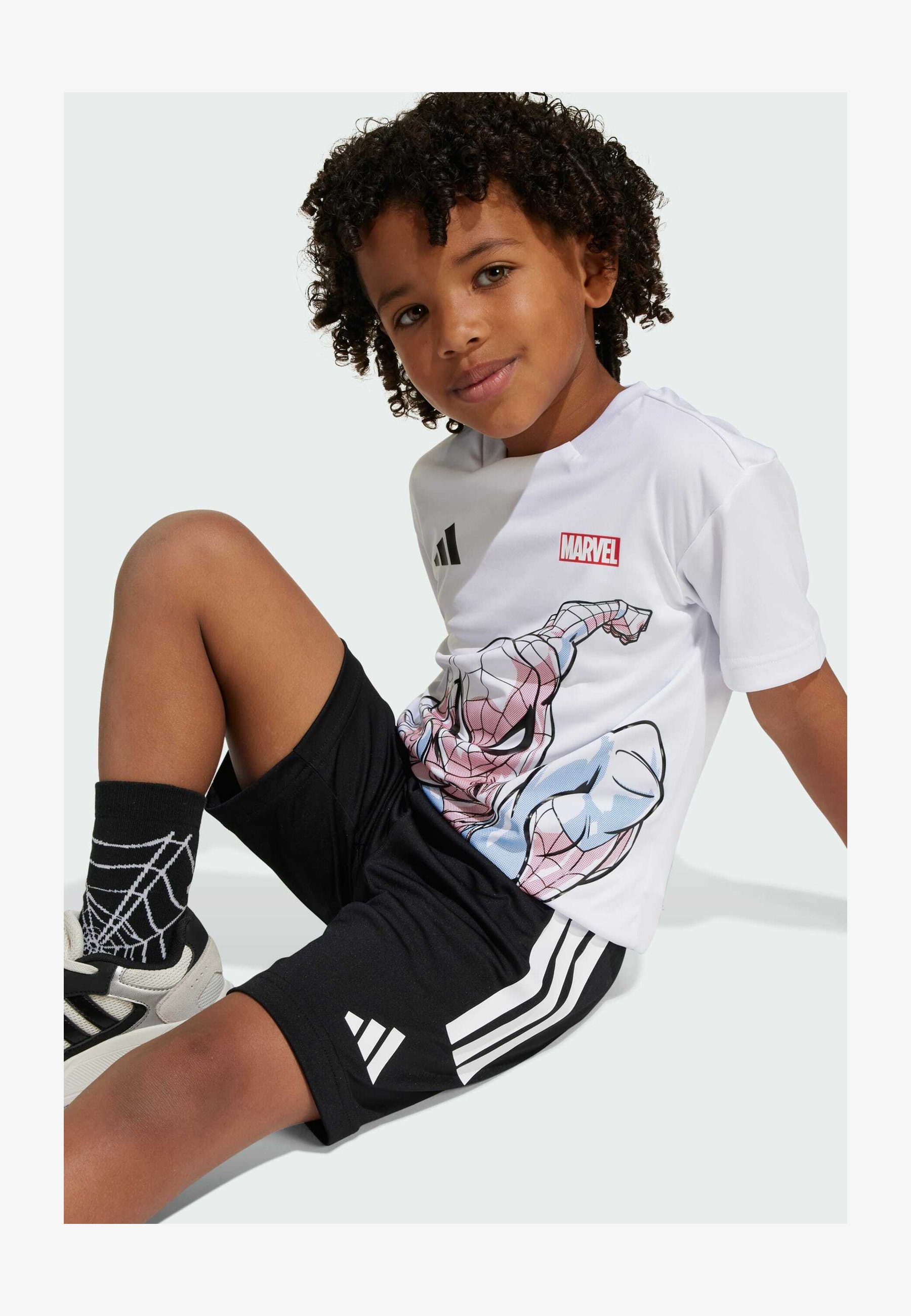 Marvel T-Shirt Bambini E Ragazzi - Ufficiale - Nero, Taglia 6 Anni - Cotton Division