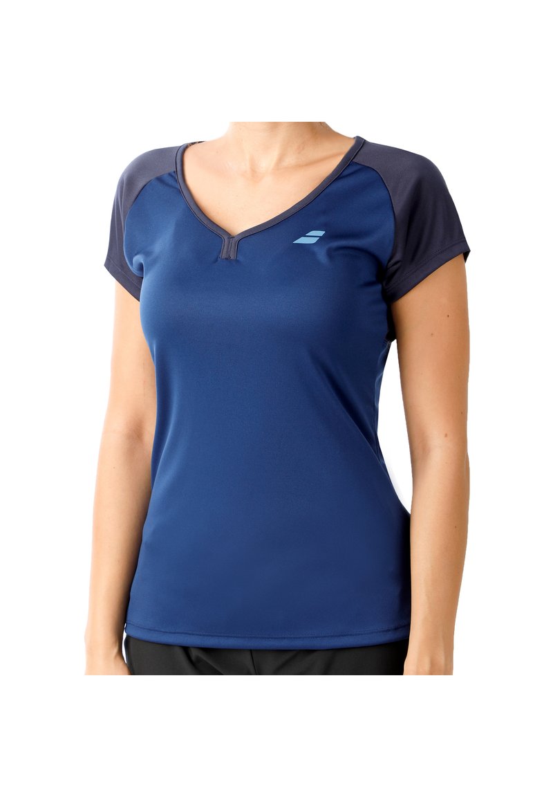 Babolat PLAY CAPSLEEVE - T-shirt basic - dunkelblau blau hellblau