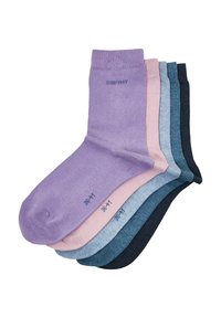 SOLID MIX 5-PACK - Sokken - blue lilac