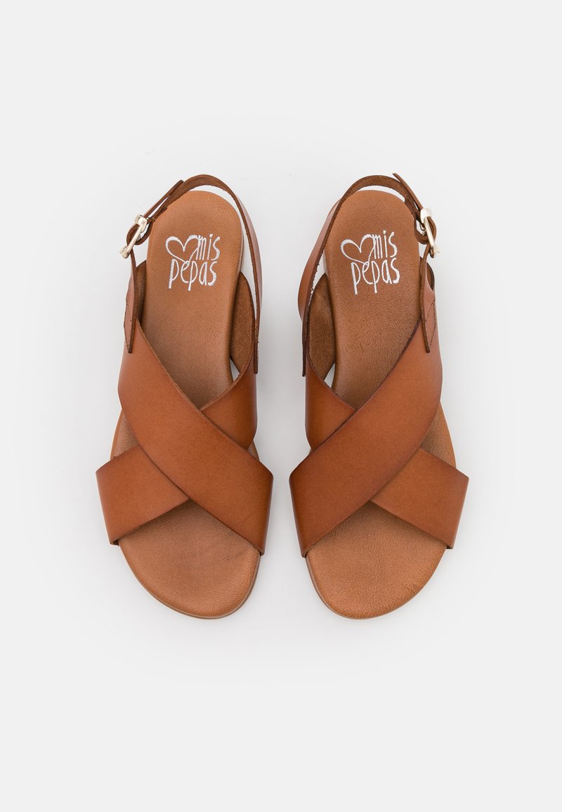 Damen Riemchensandalen | Mis Pepas Riemensandalette cognac - NU96937 Damen Riemchensandalen | Mis Pepas Riemensandalette cognac - NU96937