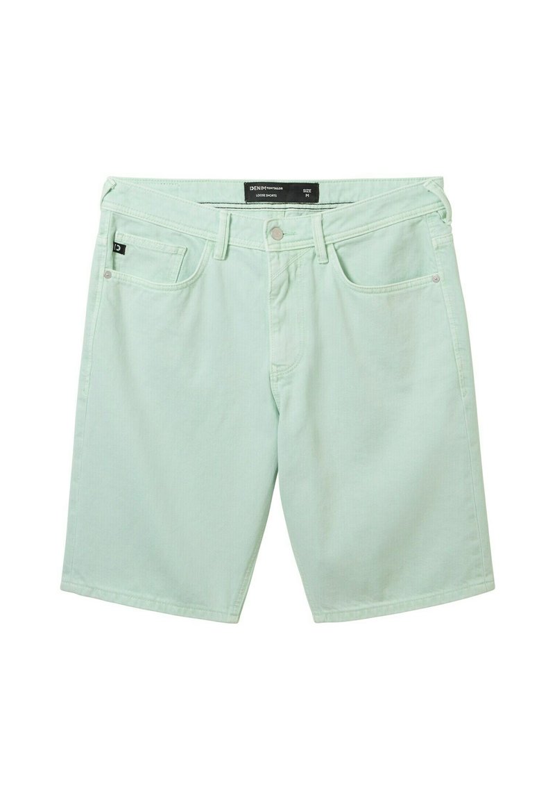 Tom Tailor Denim Jeansshort lichtgroen