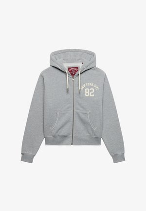 Superdry & Co, ATHLETIC ESSENTIAL RELAXED CROP, ciemnoszary