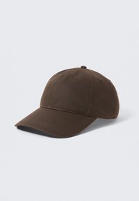 Weekday BASIC WAXED - Cap - dark brown - Zalando.ie