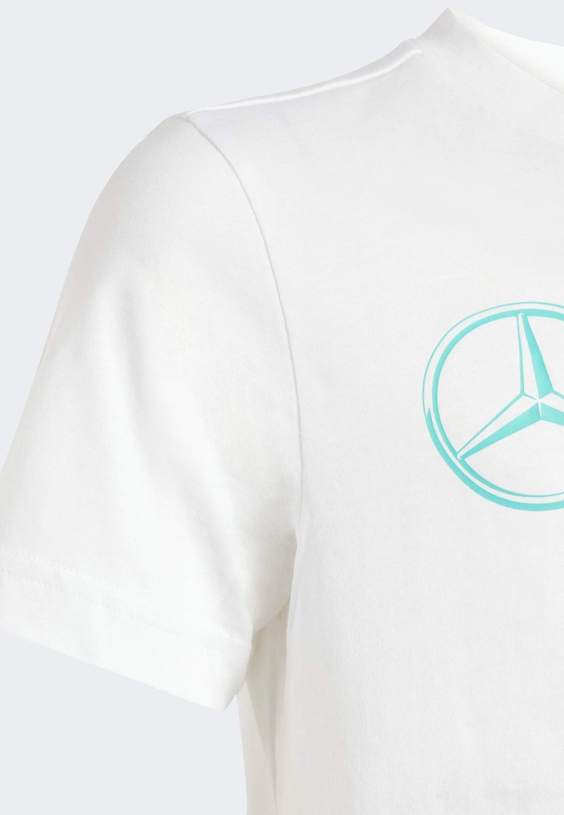 T-Shirt Officiel Mercedes AMG Petronas F1 Blanc - Collection Motorsport Formule 1 Homme Femme XS à XXL