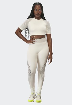 IVY PARK SEAMLESS CROP TOP - Débardeur - white