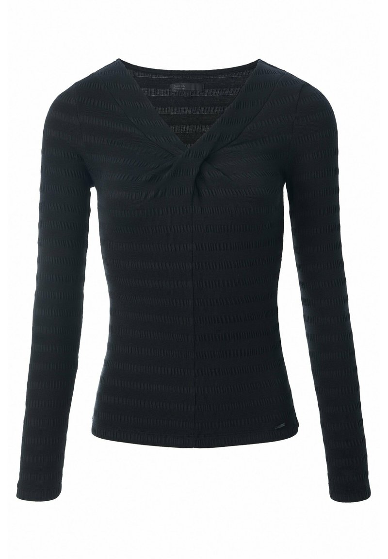 Salsa Jeans FRANCE LANGARM BODYCON Trui black/zwart Zalando.nl