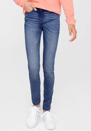 IM USED-LOOK - Slim fit jeans - blue