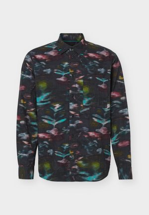 Scotch & Soda, PRINTED EMBROIDERED RELAXED FIT SHIRT - Skjorter - forest night