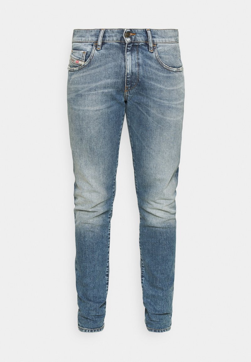 Diesel Straight leg jeans blauw denim/bluedenim