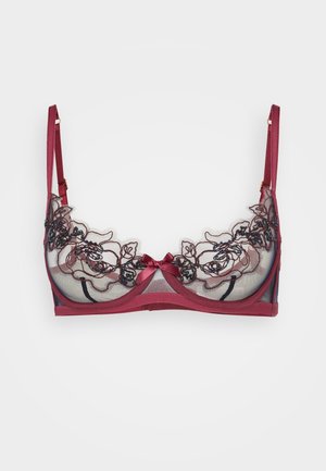 LINDIE BRA  - Podprsenka bez kostíc - plum/navy