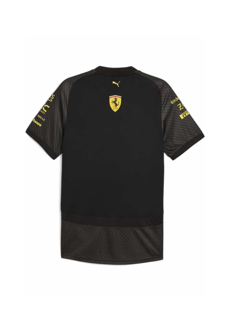 T-shirt Vintage Ferrari – Noir, Taille M, Coton, Logo Officiel