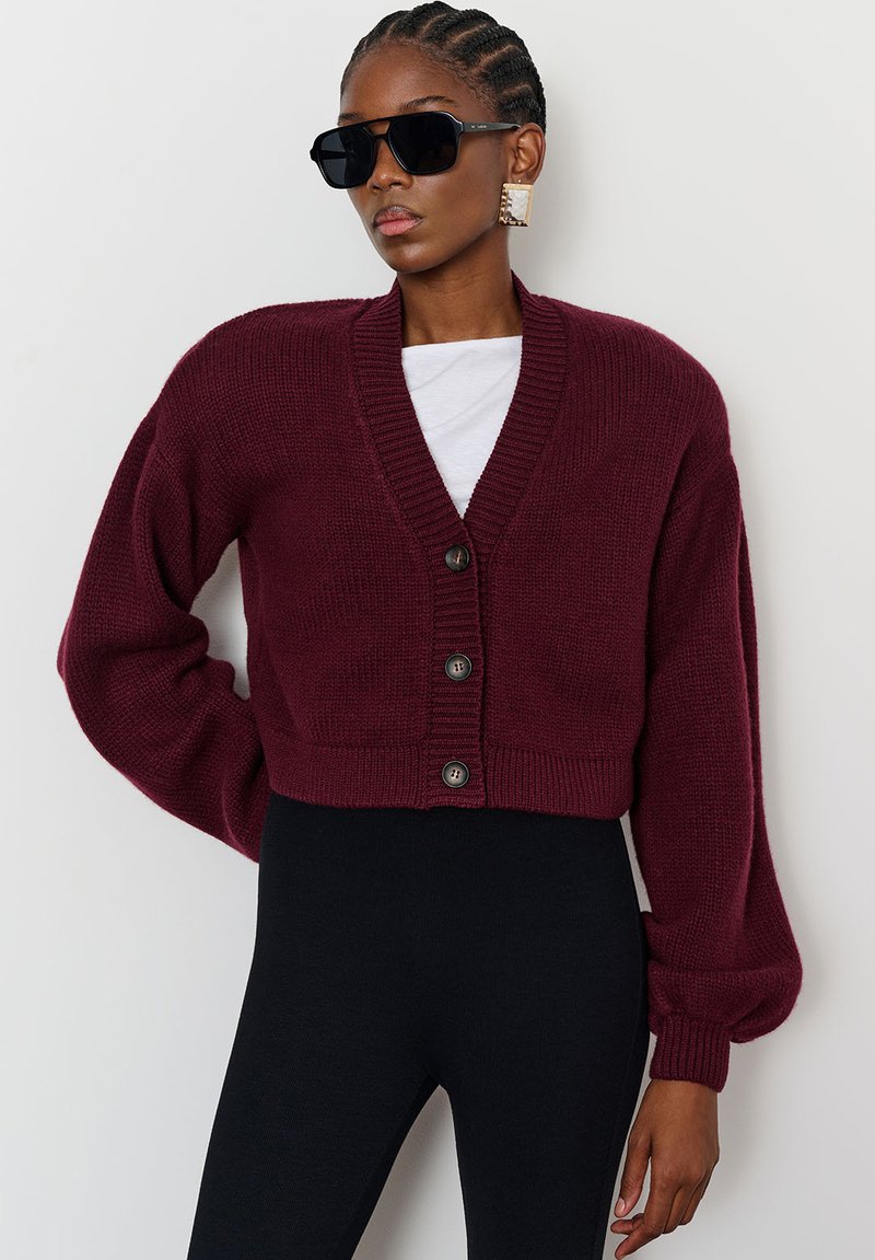 LA MANIA MARII - Kardigan - burgundy