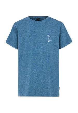 KEVAN  - Print T-shirt - raku blue