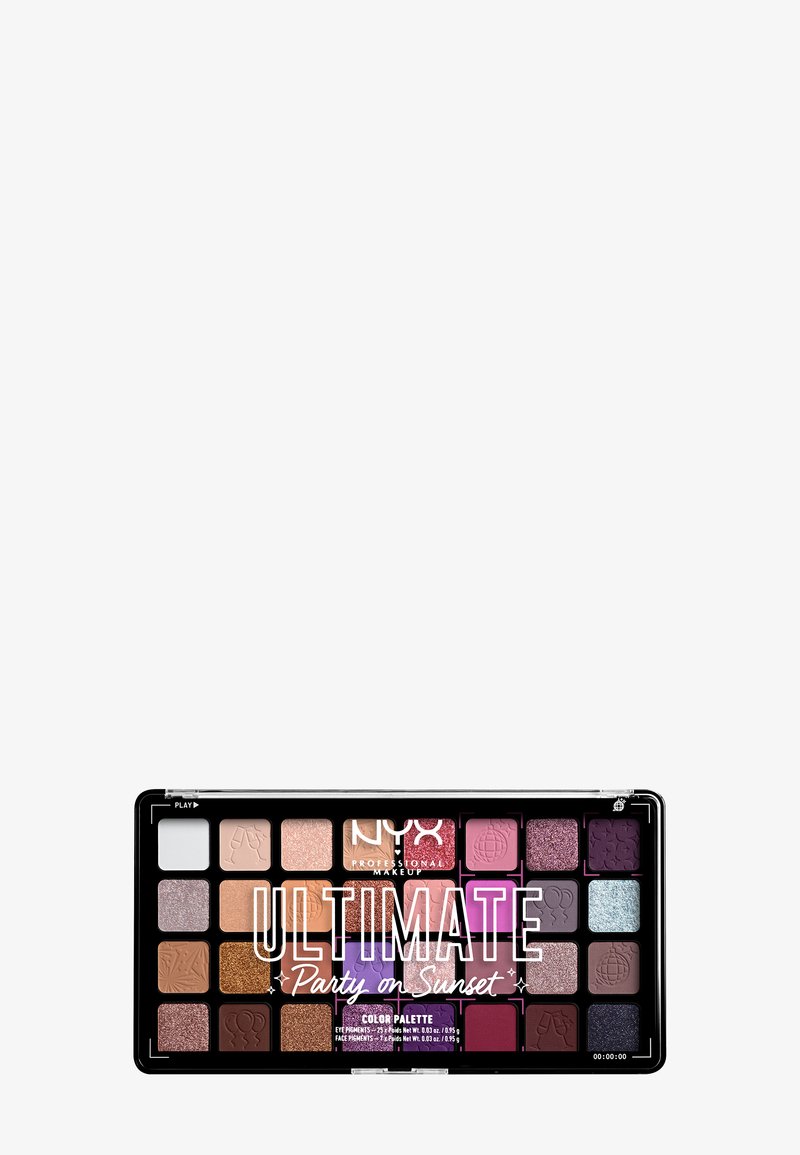 NYX Professional Makeup - ULTIMATE SHADOW PALETTE 32-PAN - Øjenskyggepalette - party at sunset, Forstør