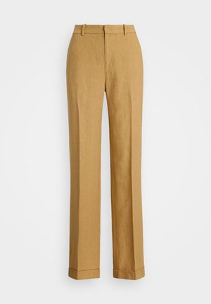 Polo Ralph Lauren YARD LINEN FULL FLAT FRONT - Bukser - sand dune