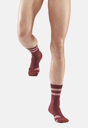 CEP HIKING 80's COMPRESSION SOCKS MID CUT WOMEN - MADE IN GERMANY - Sportsocken - brown rose