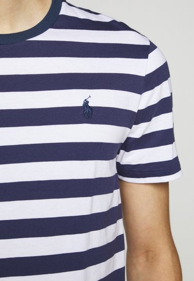 Polo Ralph Lauren SSCNCMSLM2-SHORT SLEEVE-T-SHIRT - T-shirt estampada - navy/white
